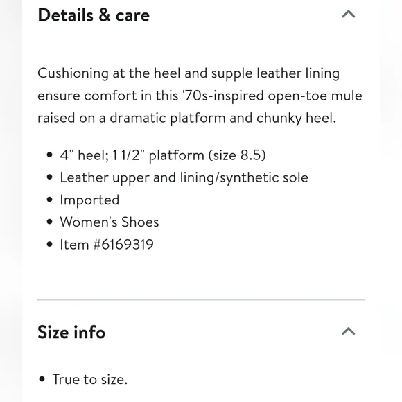 Jeffrey Campbell "Concert Platform Mule" Sandal Black Leather | Women's Size 10 - Picture 12 of 13